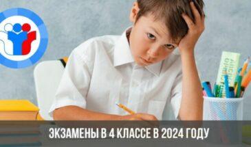 Экзамены в 4 классе в 2024 году