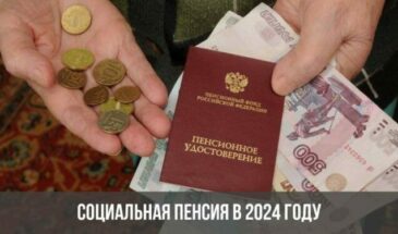 Социальная пенсия в 2024 году