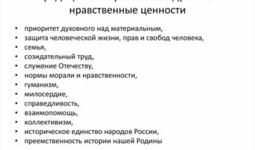 Что такое традиционные ценности?