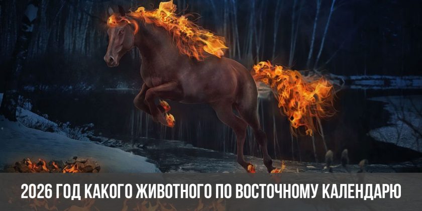 2026 год какого животного по восточному календарю