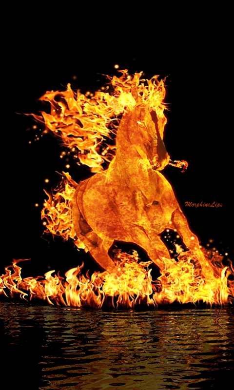 Анимационные открытки с Новым 2026 годом Лошади19