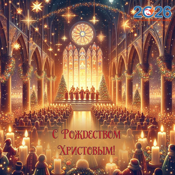 Картинки на Рождество Христово в 2026 году39