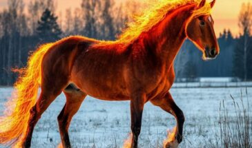 Красная огненная лошадь 2026: символ года –  бушующий огонь перемен