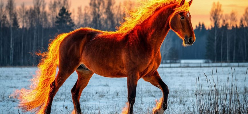 Красная огненная лошадь 2026: символ года –  бушующий огонь перемен0