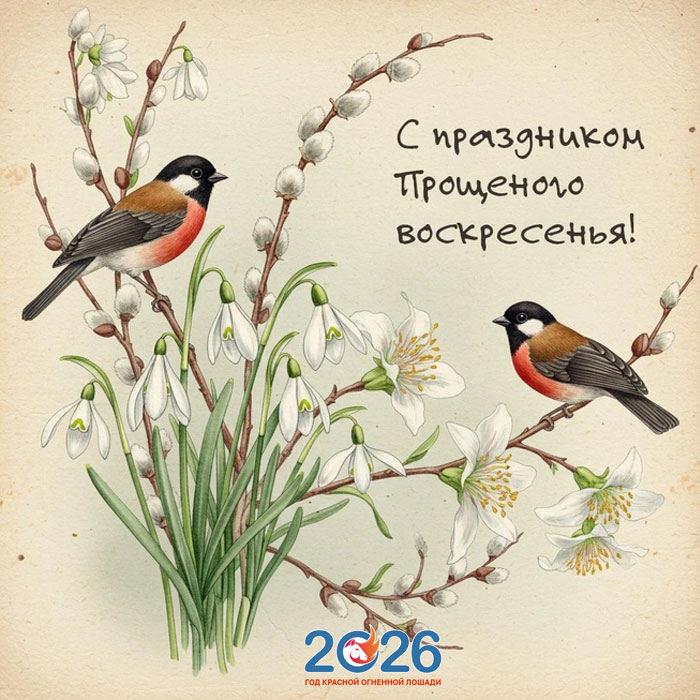 Поздравления с Прощеным Воскресеньем в 2026 году в стихах и открытках17