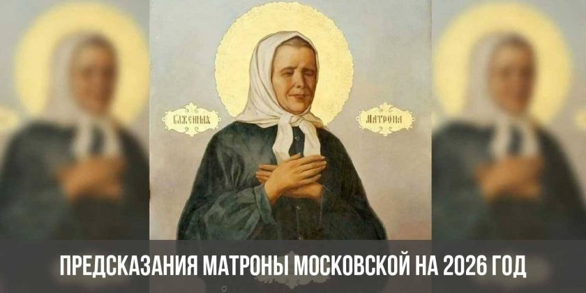 Предсказания Матроны Московской на 2026 год