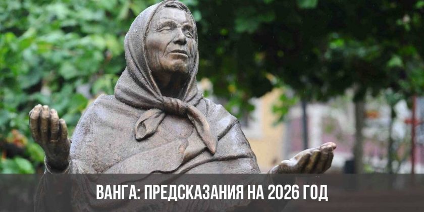 Ванга: предсказания на 2026 год