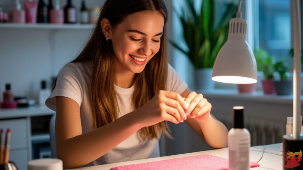 Варианты маникюра 2026 на зиму13