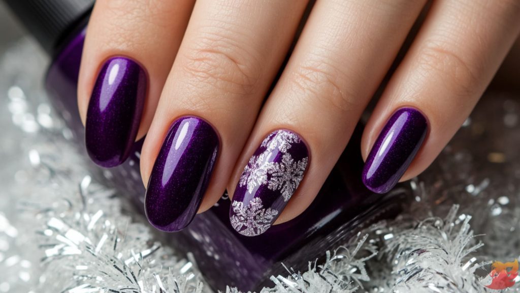 Варианты маникюра 2026 на зиму2