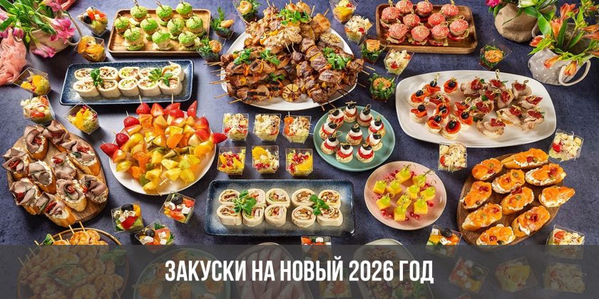 Закуски на Новый 2026 год