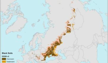 Мировая карта распределения самой плодородной земли — России очень повезло с черноземами, мы на первом месте