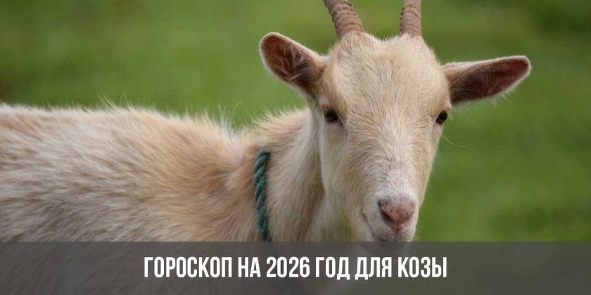 Гороскоп на 2026 год для Козы