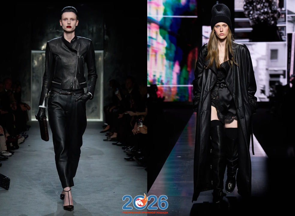 Стильный тотал-лук в черном цвете