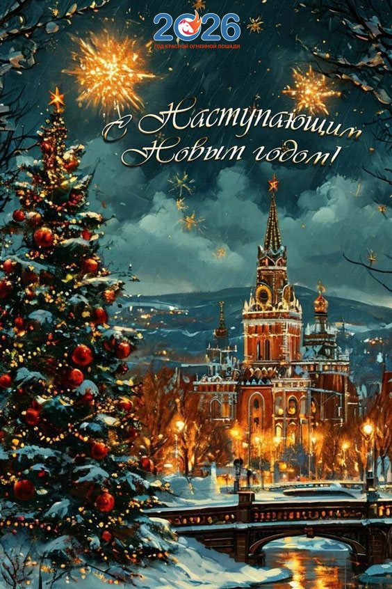 Новогодние поздравления с наступающим в 2026 году10