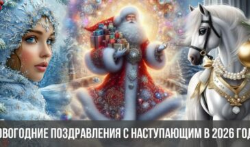 Новогодние поздравления с наступающим в 2026 году