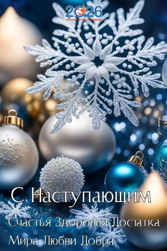 Новогодние поздравления с наступающим в 2026 году15