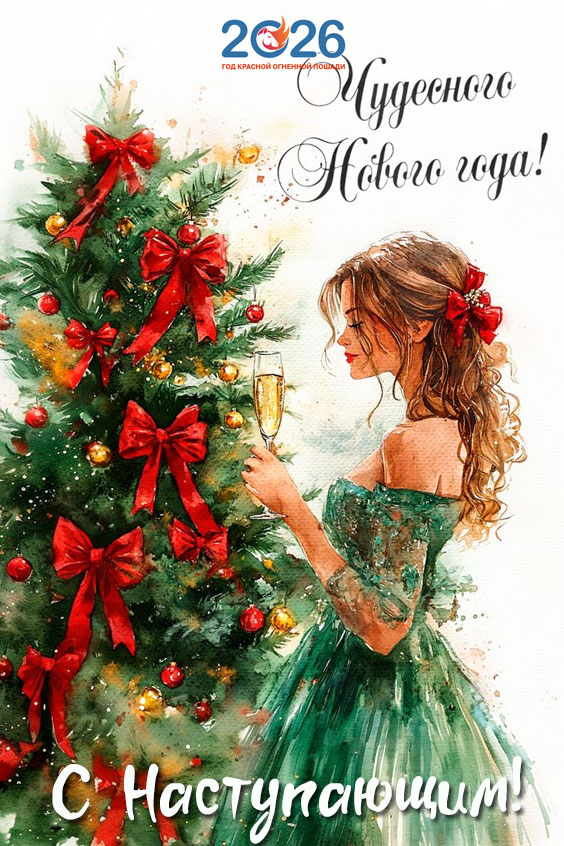Новогодние поздравления с наступающим в 2026 году30