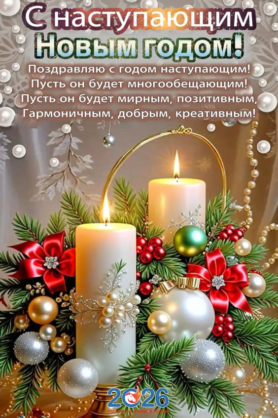 Новогодние поздравления с наступающим в 2026 году11
