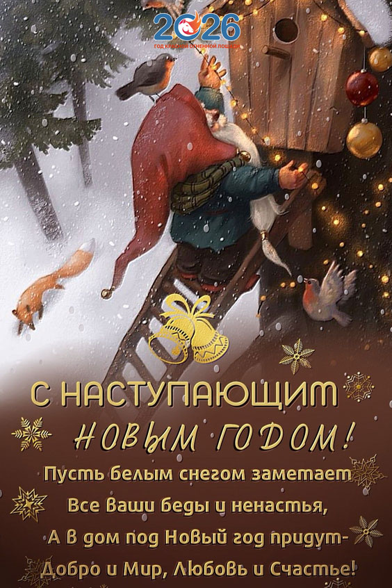 Новогодние поздравления с наступающим в 2026 году14
