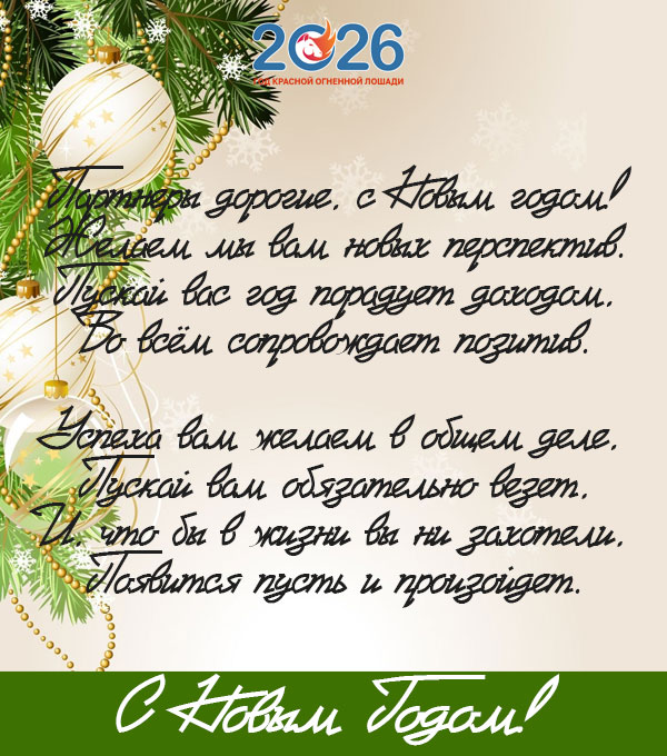 Официальные поздравления с Новым 2026 годом50