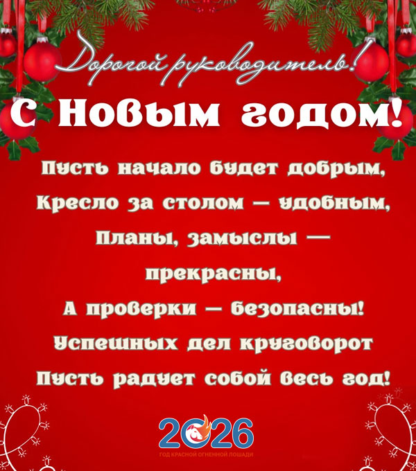 Официальные поздравления с Новым 2026 годом36
