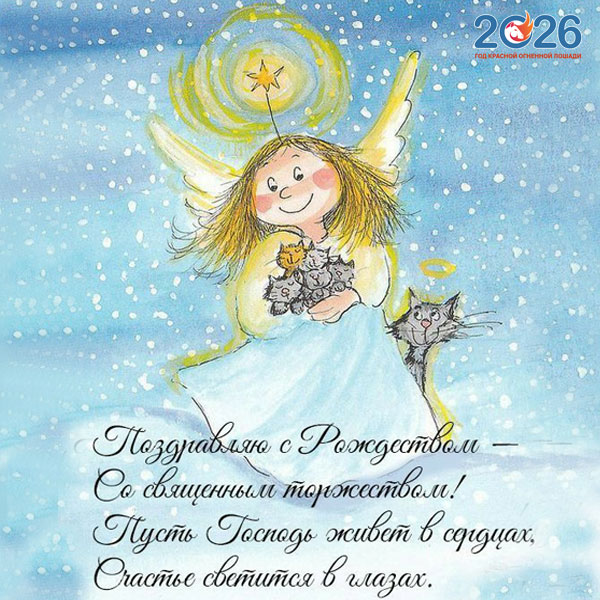 Поздравления с Рождеством в 2026 году в стихах и прозе51