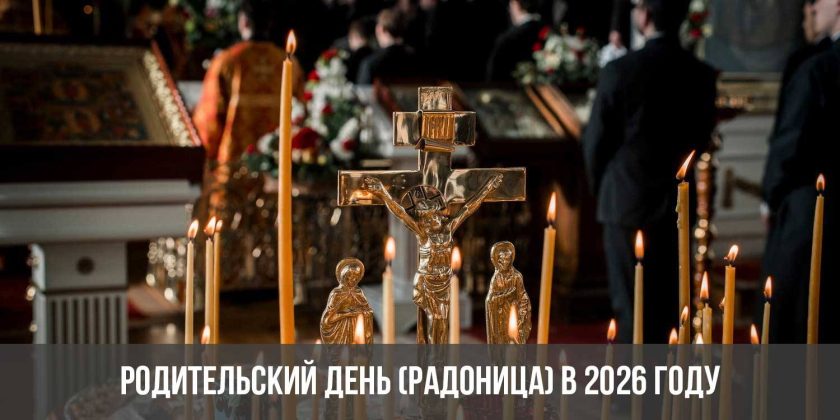 Родительский день (Радоница) в 2026 году