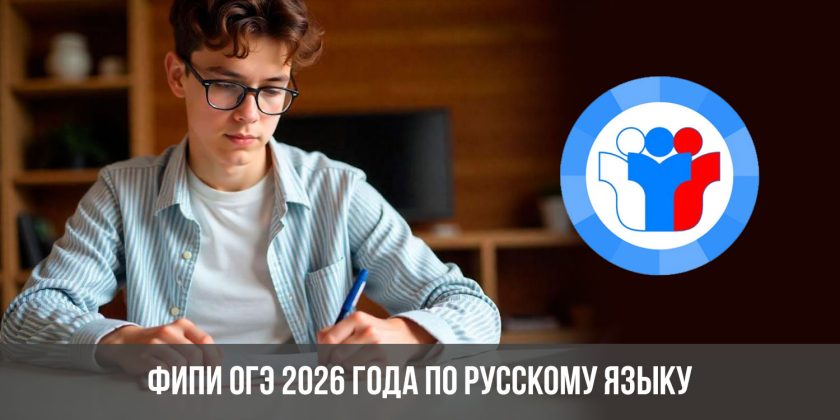 ФИПИ ОГЭ 2026 года по русскому языку