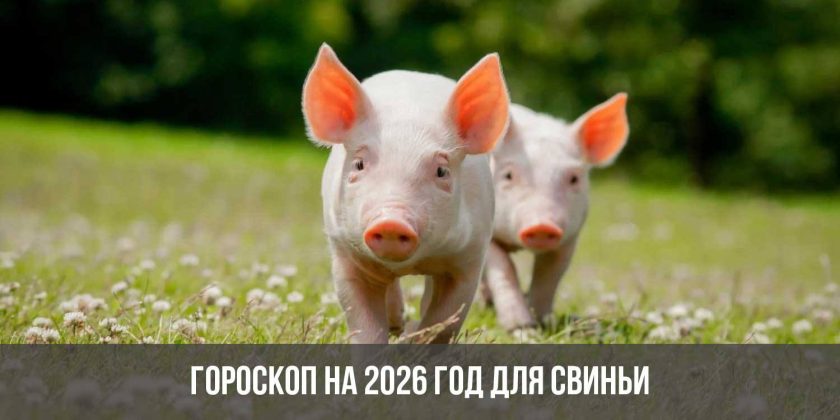 Гороскоп на 2026 год для Свиньи