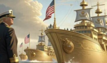 Красивые линкоры у Трампа! И тонуть красиво будут!