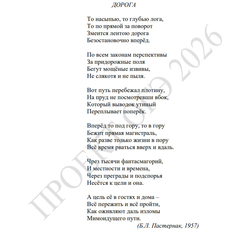 Разбор КИМ ОГЭ 2026 по литературе